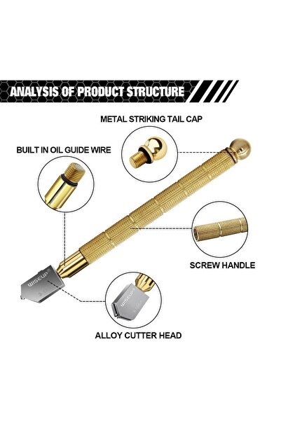 WISEUP قلم قص زجاج