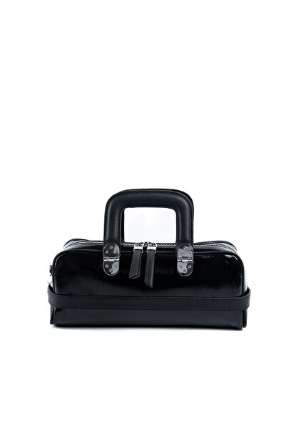 Silver Polo Black Sp1258 Women's Handbag