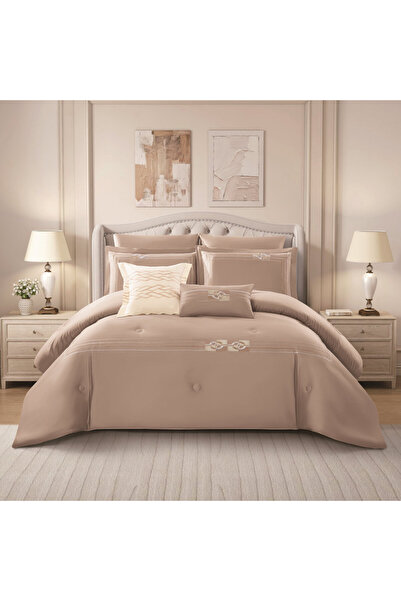 Levore Livori 100% Cotton Luxury Summer Bedspread for Double Bed Size 200x200 cm, 8 Pieces, 240 Thread Count