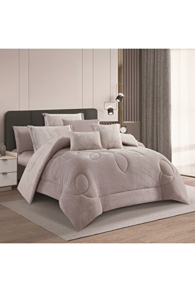HOURS Horse Winter Bedspread, Fur and Velvet, Heavy Fill, Suitable for Single Bed Size 120 x 200 cm, 4 Pieces, 250 Stitches