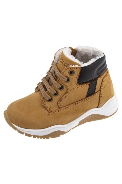 Chicco Costis children's boots, natural leather, fur-lined