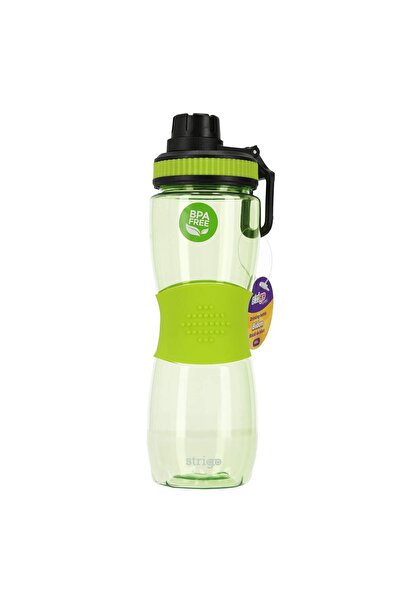 Strigo Water bottle with rubber sleeve, 600 ml, green SSC380
