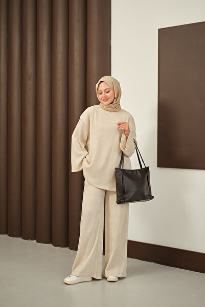 LOCCO Γυναικεία κρέμα με μοτίβο Bürümcük