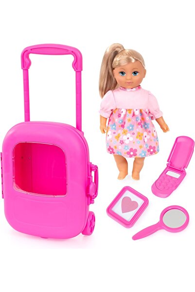 Bayer دمية 28 سم مع عربة ومرآة وهاتف وإطار صورة 92805AA (للأعمار من 18 شهرًا فأكثر)