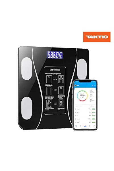 ZanaCasei Smart Digital Body Fat Scale with LCD and LED Display, 180Kg