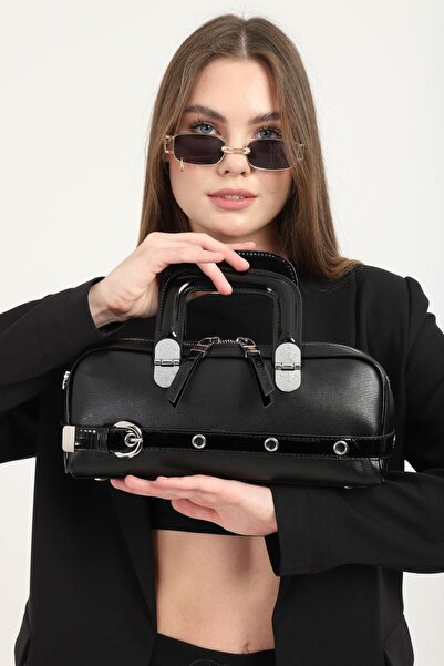 Silver Polo Silver & Polo Black Sp1258 Women's Handbag