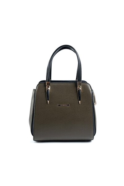 Silver Polo Хакі - Чорна жіноча сумка SP1136