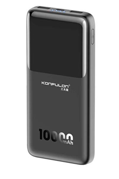 Konfulon A35 10.000 mAh 15W Mini Powerbank - Siyah