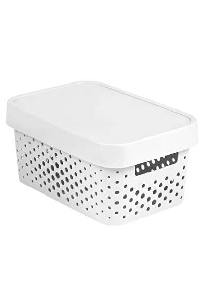 CURVER Storage box with lid 4.5 L, white
