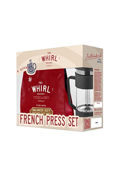 The Whirl Filtre Balanced 423°F Çekilmiş Kahve 250 gr + French Press Hediyeli