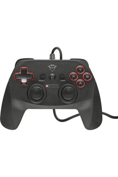 Trust GXT 540 Yula Wired Gamepad for PC/PS3, 13 Buttons, Vibration, USB, Compatible with Consoles