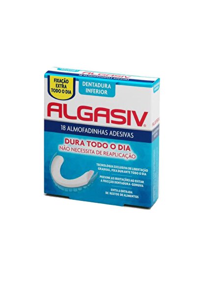 Algasiv Tampoane adezive pentru dantura inferioara INFERIOR 18 buc