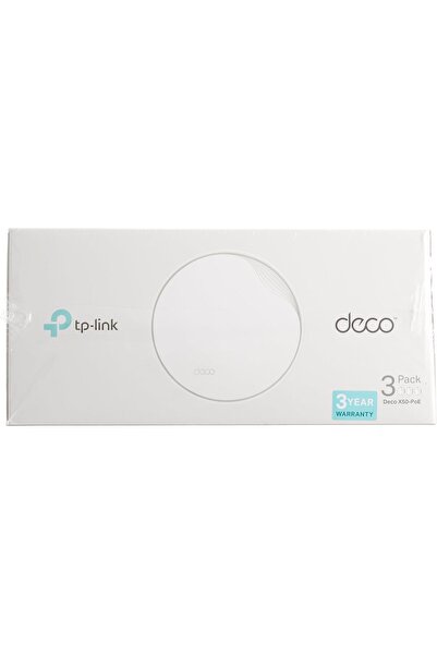 TP-LINK Deco X50-PoE WiFi 6 Mesh Router, AX3000Mbps Dual Band, Poe(Power via Ethernet), 2.5Gbps Ethe
