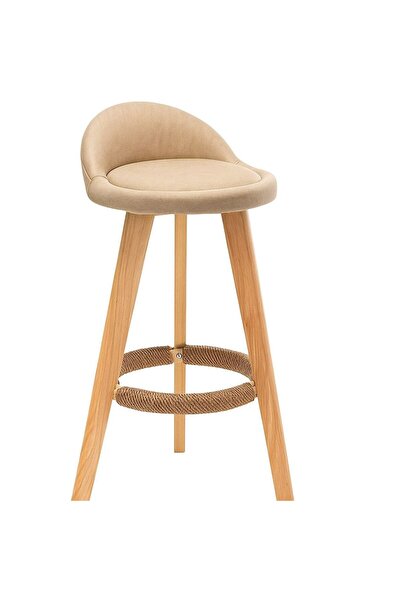 AAK كراسي بار بظهر منجد، الخشب الصلب، كراسي بار حديثة للحانات والمقاهي والمطا...