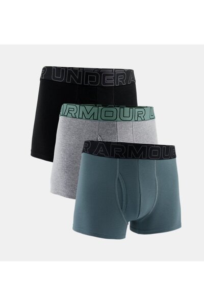 Under Armour Erkek UA Cotton 3" Boxerjock - 3'lü Paket 1383891-035
