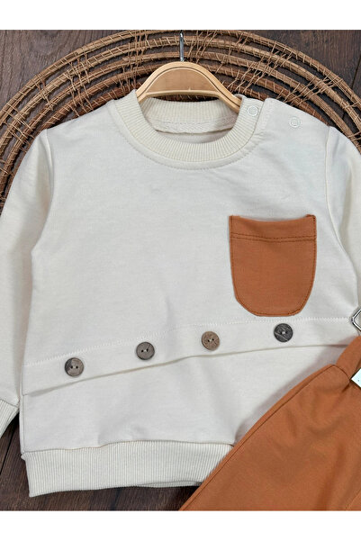 BİSCOİ Babybiscoi Piece Beret Casual Baby Boy Set