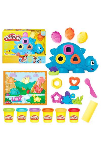 Play Doh Starters Şekiller ve Renkler Dino Oyun Seti