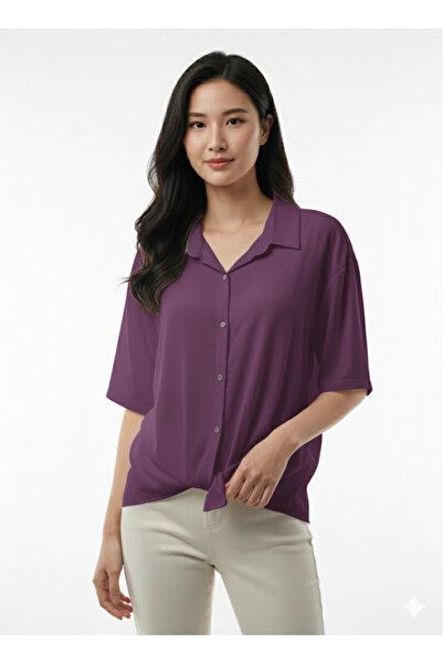 MERYA BUTİK Kadın Şifon Gömlek