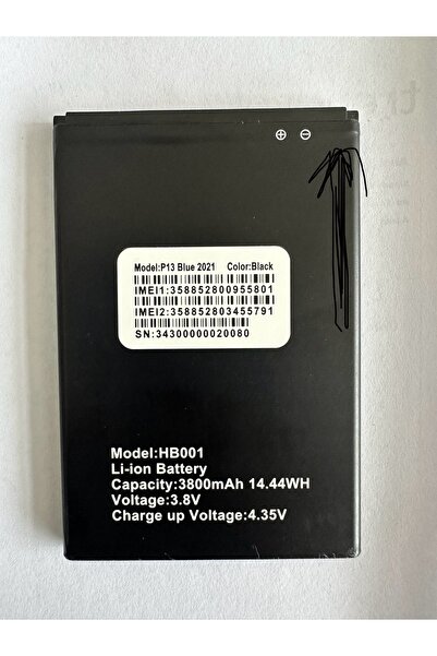 instatech Reeder P13 Blue 2021 2022 HB001 3800 mah Uyumlu Batarya Pil (Sağdan...