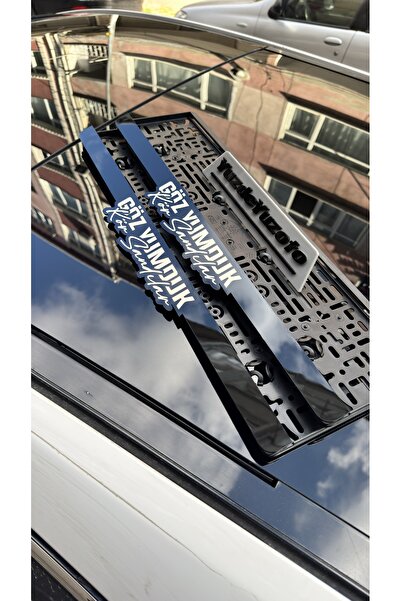 3M Lazerli Pleksi Özel Logolu Plakalık 2 Adet GÖZ YUMDUK KÖR SANDILAR