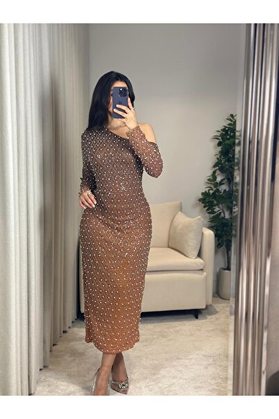 SELSAL Long-sleeved embroidered dress