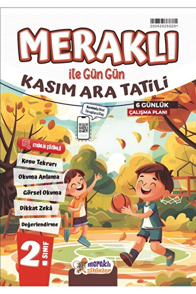 meraklı zihinler 2.SINIF MERAKLI İLE GÜN GÜN KASIM ARA TATİLİ KİTABI