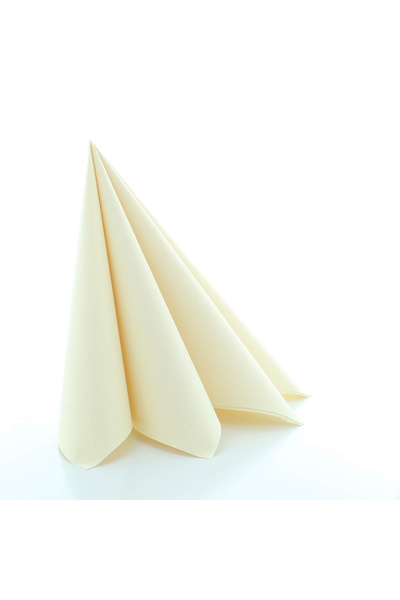 Mank Șervețele de masă festive Linclass - Crem / 40 x 40 cm / 20 buc