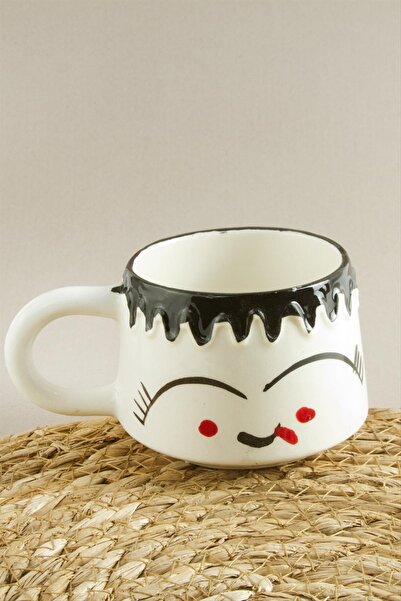 CT STONES Emoji Patterned Ceramic Mug