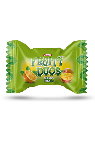 TAYAŞ Fruity Duos Meyve Dolgulu Sert Şeker 350 Gr x 3 Adet