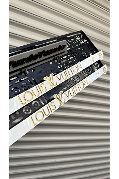 3M Özel Lazer Kesim Pleksi Plakalık 2 Adet Louıs Vuıtton Uyumlu