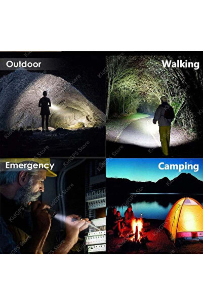 Techone TechOne® SK1919 LED Flashlight – XHP50, Adjustable Focus, USB, 2500 lm, Water Resistant, Black