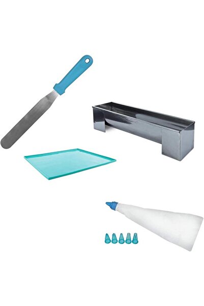 WEB2O Roll preparation set consisting of a mold, plate, spatula, decorating bag and 6 nozzles,