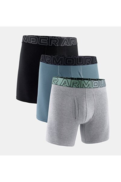 Under Armour Erkek UA Cotton 6" Boxerjock - 3'lü Paket 1383889-035