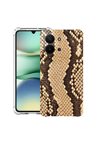 bestcase Αντικραδασμική θήκη για Xiaomi Redmi 15C 4G (171 MM), μοτίβο δέρματο...