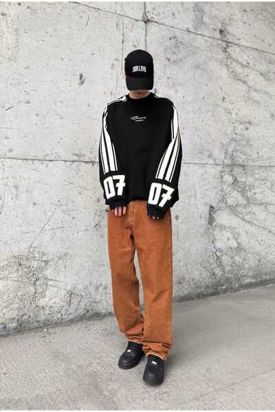 serline Baggy Brown Pants