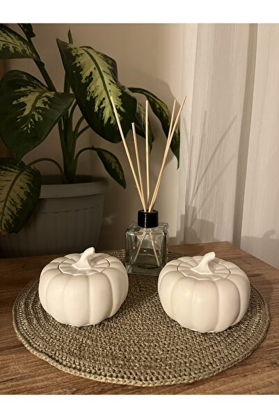 DOLİORA Bohem Tarzı Yılbaşı Temalı 2'li Balkabağı Dekoratif Ürün