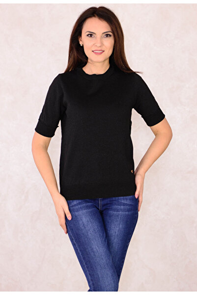 Elis Fashion Pulover Shimmer Time Black