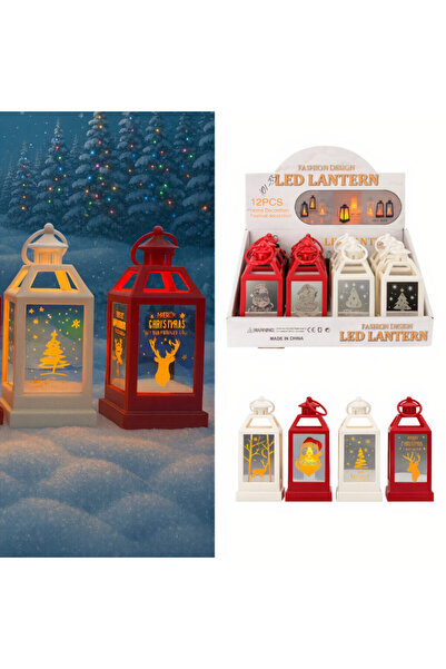 decoratiuniro LED Lamp 12x5cm Lantern Model, 12/set for Christmas, Different ...