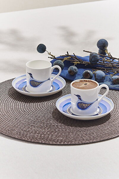 Paşabahçe Damla Porselen Fincan Seti 2 Kişilik 100 cc