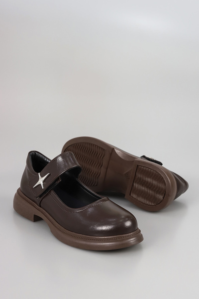 kajal ayakkabı DVMD 2680 Лоуфър с нисък ток и метална катарама