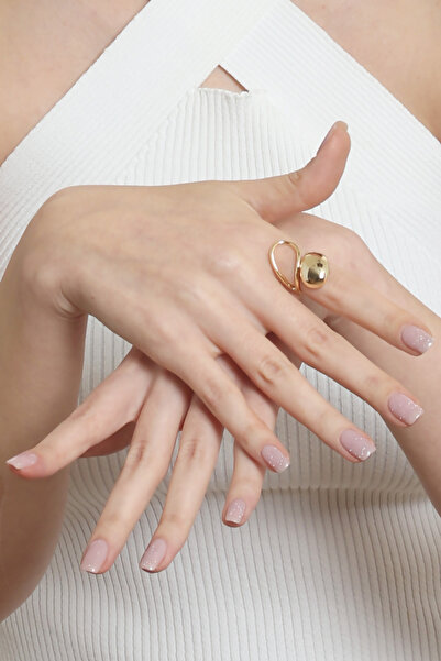 LABALABA Women's Wrapped Model Dualite Drop-Shaped Adjustable Ring