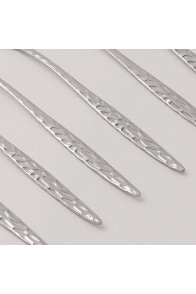 Pentola stainless steel cake fork set 6pcs with mirror polish 2.5mm