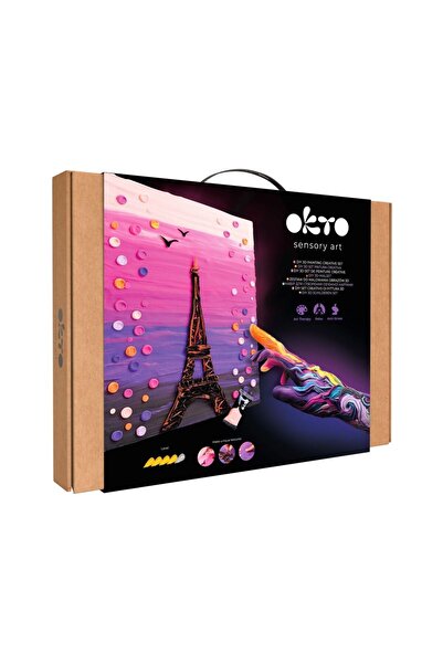 OKTO 3D sada na malování světlou hlínou, 30*40cm - Paříž