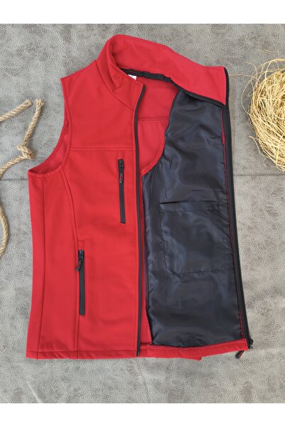 vieso Softshell Su Rüzgar Geçirmez Yelek İçi Polarlı Regular Kalıp Yelek