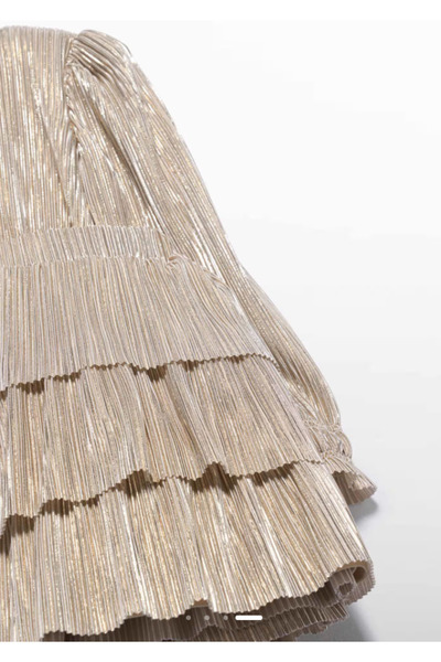 Abel & Lula Girl's Skirt Set - Beige