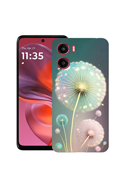 bestcase Θήκη TPU εξαιρετικά λεπτή για Motorola Moto G06, Πράσινη πικραλίδα, ...