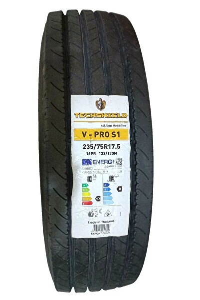 TECHSHIELD 235/75 R17.5 132M 16PR VPRO S1 DÜZ M+S TECHSHIELD, 2025 TAYLAND ÜR...