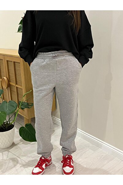 Alola بنطلون رياضي سميك مع بطانة صوفية داخلية وأرجل مطاطية