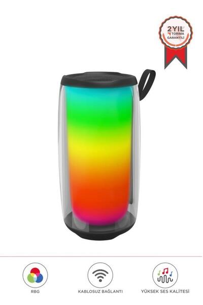 Torima Bluetooth Hoparlör Rgb Işıklı TWS USB TF Destekli Speaker BTS-1953 Siyah