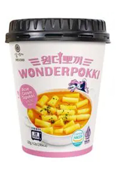 WONDERPOKKO Rose Cream Topokki 120G x 30